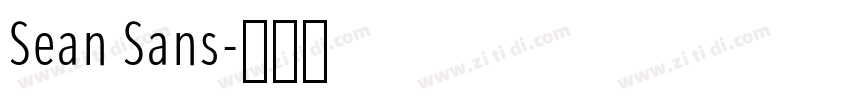 Sean Sans字体转换 Sean Sans字体转换